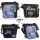 Sunsa Messenger Umhängetasche aus Jeansstoff und schwarzem Canvas. Tasche