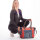Sunsa woman canvas bag shopper red shoulder bag crossbody jeans blue