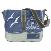 Sunsa Canvas Bag Messenger shoulder bag jeans stone...