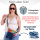 Sunsa kleine Damen Umhängetasche aus recycelter Jeans & Sari. Nachhaltige Tasche