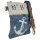 Sunsa Canvas Bag small blue shoulder bag jeans stone washed crossbody colorful