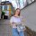 Sunsa Umhängetasche aus Canvas & Upcycling Jeans. Crossbody Bag