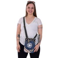 Sunsa Damen Handy Tasche, kleine vegane...