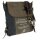 Sunsa Vintage Tasche Schultertasche Messenger Umhängetasche aus Canvas mit Leder