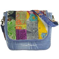 Sunsa Damen Messenger Tasche. Umhängetasche aus...