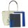 Sunsa Vintage XXL Tasche. Handtasche als Sporttasche oder als Badetasche. Shopper aus beigem Canvas mit maritimen Design
