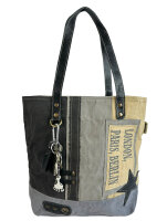 Sunsa Canvas Handtasche Vintage Schultertasche große Damentasche