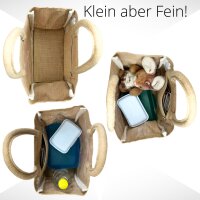 Domelo Mädchentasche, Jute Handtasche für Mädchen, kleine Kindertasche, Sommer Mädchen Einhorntasche, Mädchenbadetasche mit Einhorn Motiv.
