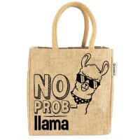 Domelo Jute Einkaufskorb, Vegane Einkaufstasche. Kleine Damenhandtasche