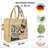 Domelo Jute Einkaufskorb, Vegane Einkaufstasche. Kleine Damenhandtasche