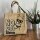 Domelo Jute Einkaufskorb, Vegane Einkaufstasche. Kleine Damenhandtasche