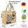 Domelo Jute Einkaufskorb, Vegane Einkaufstasche. Kleine Damenhandtasche