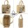 Domelo Jute Einkaufskorb, Vegane Einkaufstasche. Kleine Damenhandtasche
