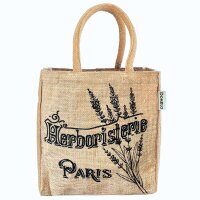 Domelo Jute Einkaufskorb, Vegane Einkaufstasche. Kleine Damenhandtasche