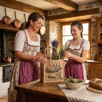 Domelo Jute Einkaufskorb, Vegane Einkaufstasche. Kleine Damenhandtasche