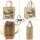Domelo Jute Einkaufskorb, Vegane Einkaufstasche. Kleine Damen Handtasche