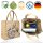 Domelo Jute Trachten Einkaufskorb, 100 % Vegane Einkaufstasche. Kleine Damenhandtasche