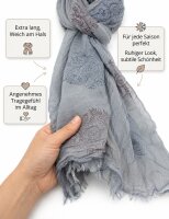 Sunsa Winterschal , Große Stola Halstuch/ Schal aus Modal