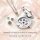 Set aus 11 Halsketten mit Glasmedaillon und Füllung von 7 Charms-Mix