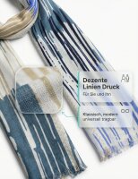 Sunsa Winter Winterschal,Streifen Design Stola Halstuch aus Viskose