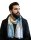 Sunsa Winter  Winterschal ,Streifen Design Stola Halstuch aus Viskose